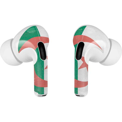 Algeria Flag Distressed AirPods Skins